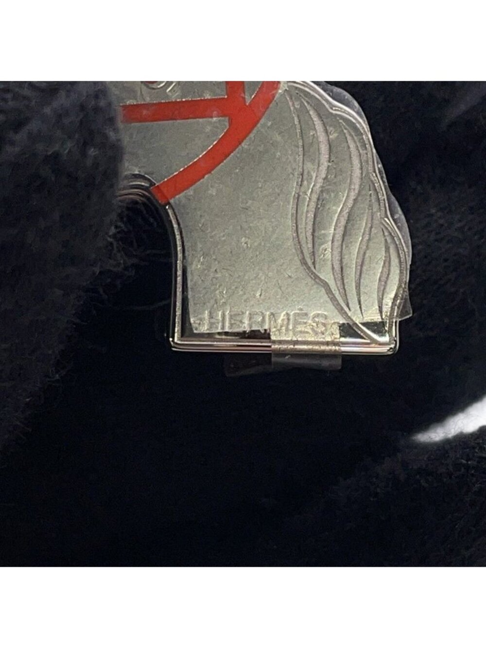 Hermes Twill Ring Quadrige Scarf - Picture 6 of 8